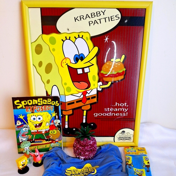 Nickelodeon Other - Nickelodeon "The Bikini Bottom" SpongeBob Square Pants 25th Anniversary Bundle.